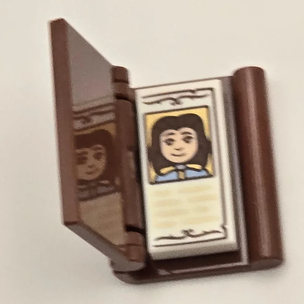 LEGO Disney Princess Book Brown Gold Castle Minifigure Accessory Fantasy - Picture 3 of 5